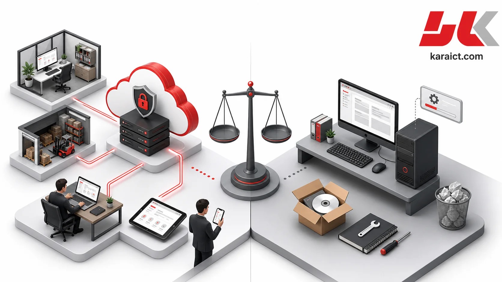 مقایسه تصویری نرم افزار پخش تحت وب با نرم افزار ویندوزی